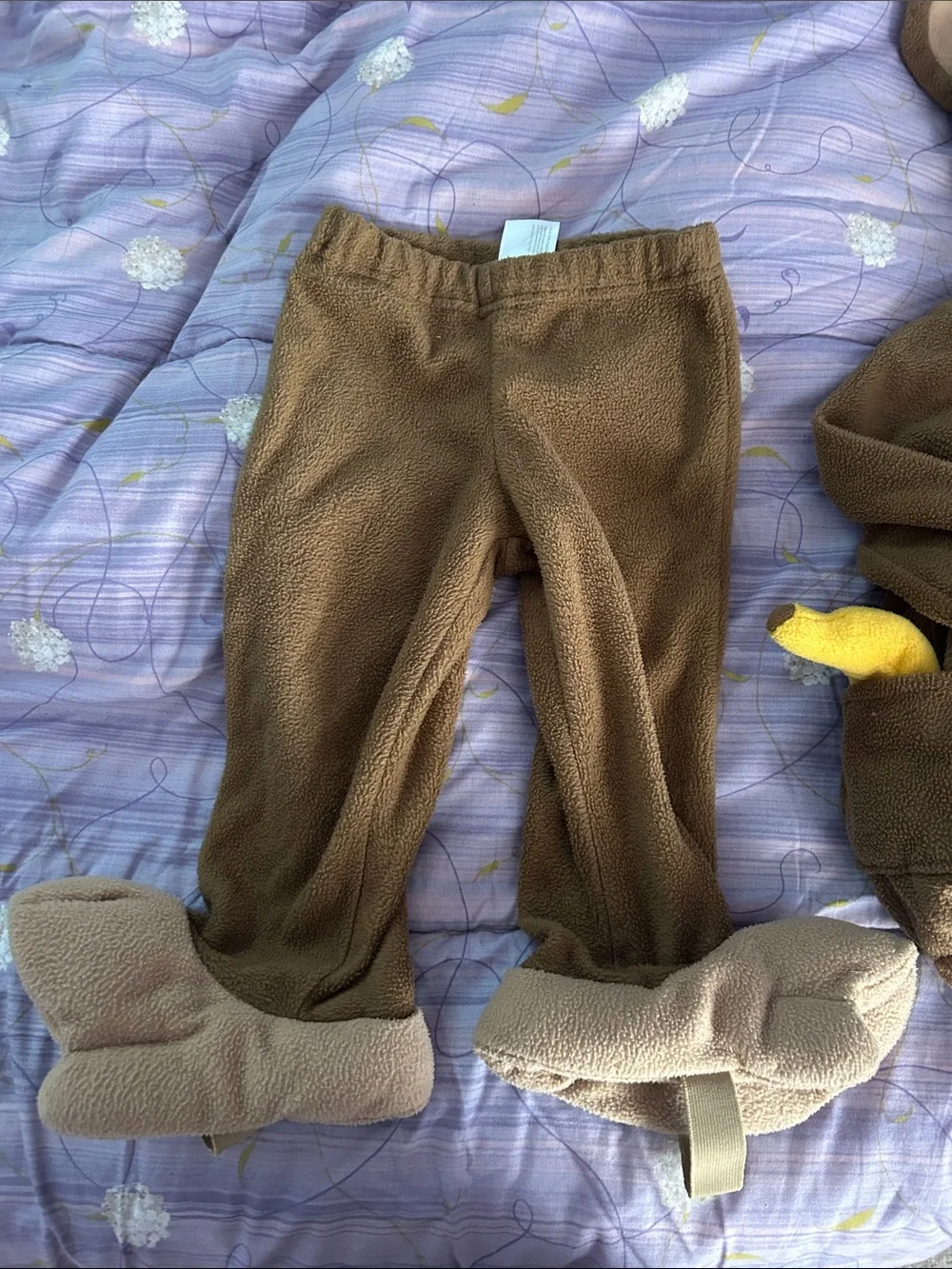 Old Navy Brown Plush Fleece Kids Halloween Costume 2T/3T